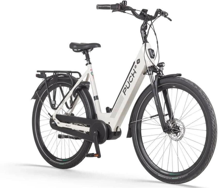 Puch E-Modern SUV N7 Elektrische Fiets Creme Wit Damesfiets E-bike