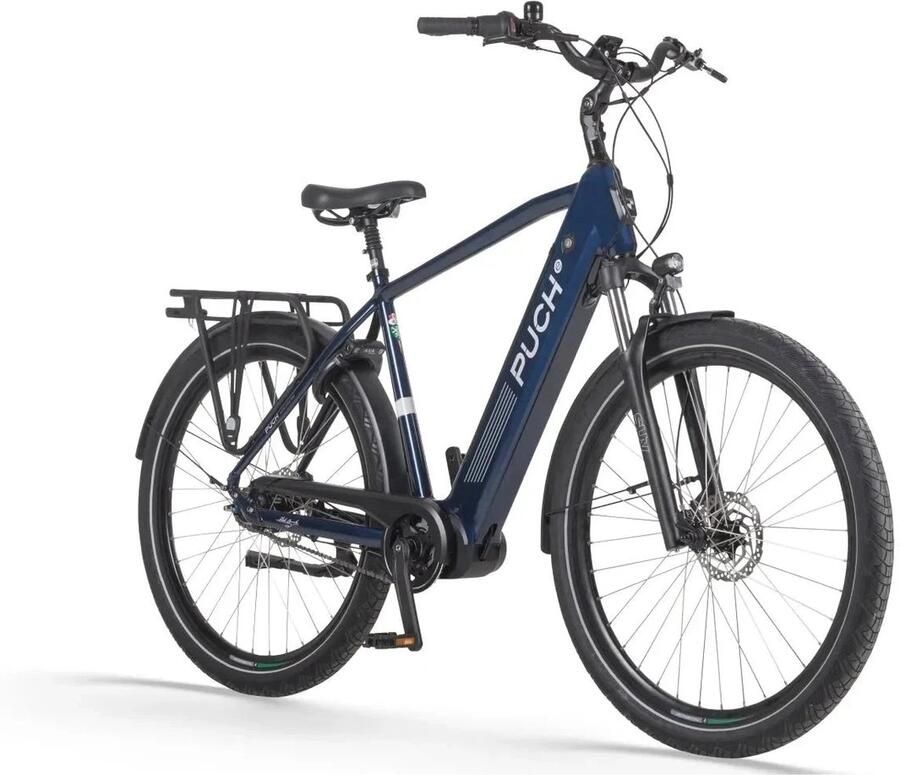 Puch E-Modern SUV N7 Elektrische Fiets Diep Blauw Herenfiets Hoge instap E-bike