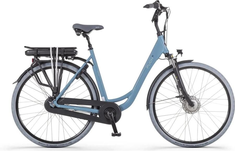 Puch E-Soul N7 Elektrische Fiets Damesfiets 50 cm Katoen Blauw E-bike