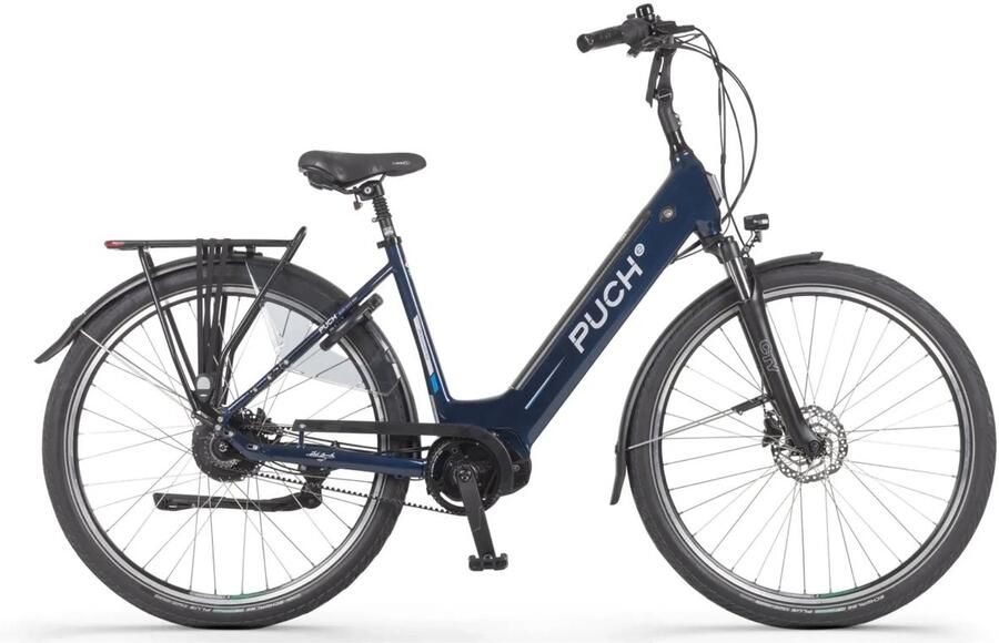 Puch E-Zirkon Enviolo Belt Elektrische Fiets 49 cm Damesfiets Diep Blauw E-bike