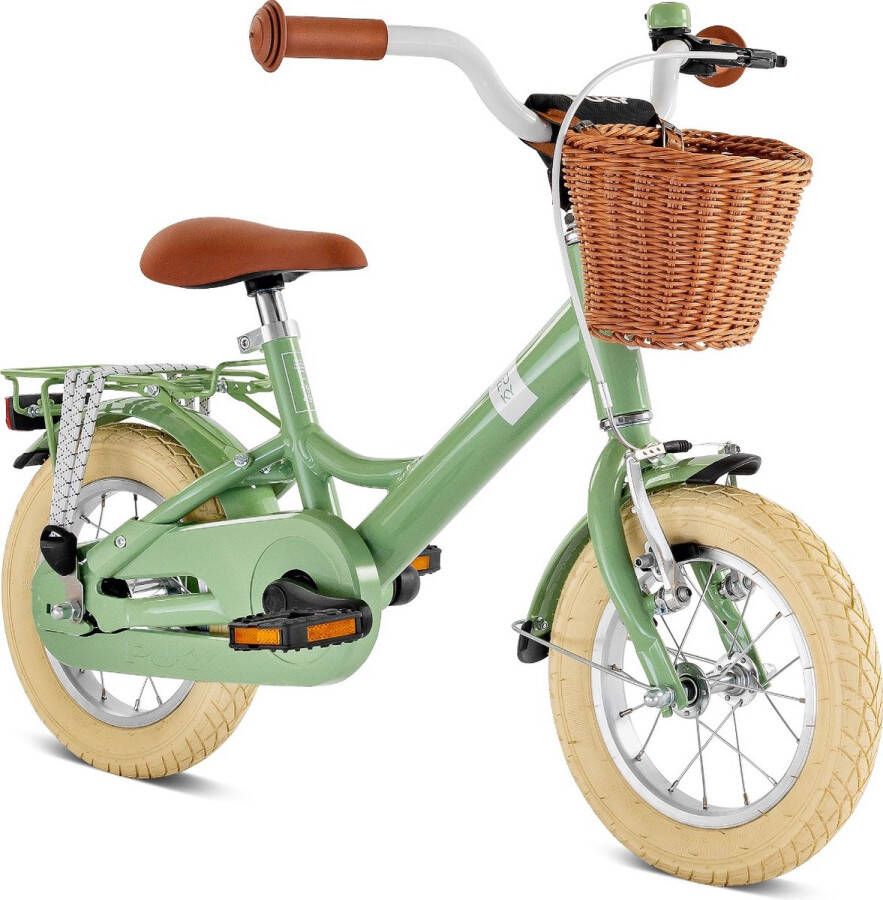 Puky 12 Kinderfiets Youke in Retro Groen