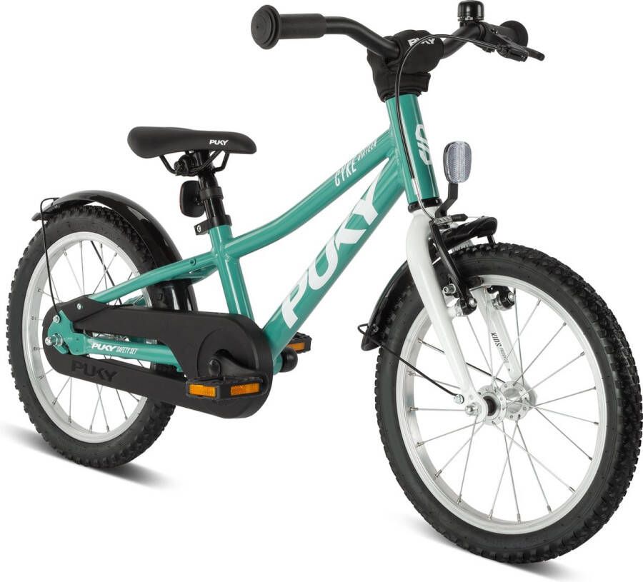 Puky Cyke Kinderfiets 16 inch turquoise wit vanaf 4 jaar