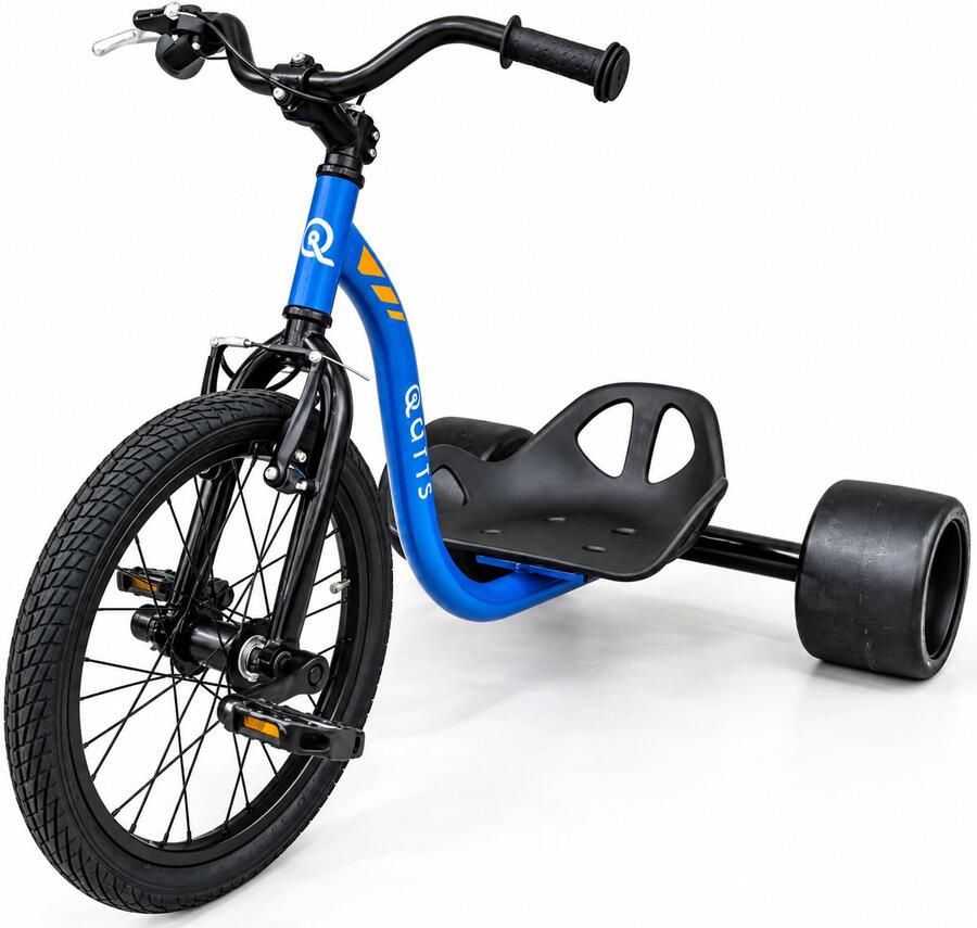 Qarts Rocket Drift Trike Kindertrike Buiten spelen 18 inch wiel blauw