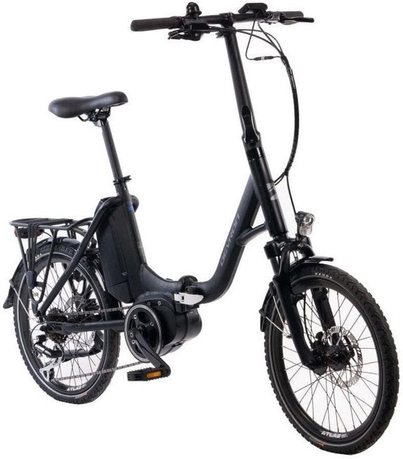 Qivelo Devron Fold – Zwart – Elektrische Vouwfiets 324Wh