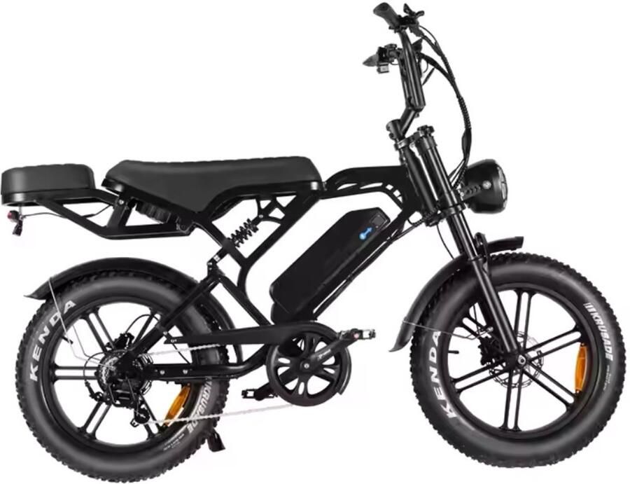 Qivelo QM V20 PRO Luxury Full Options fatbike zwart elektrische fatbike - Foto 2
