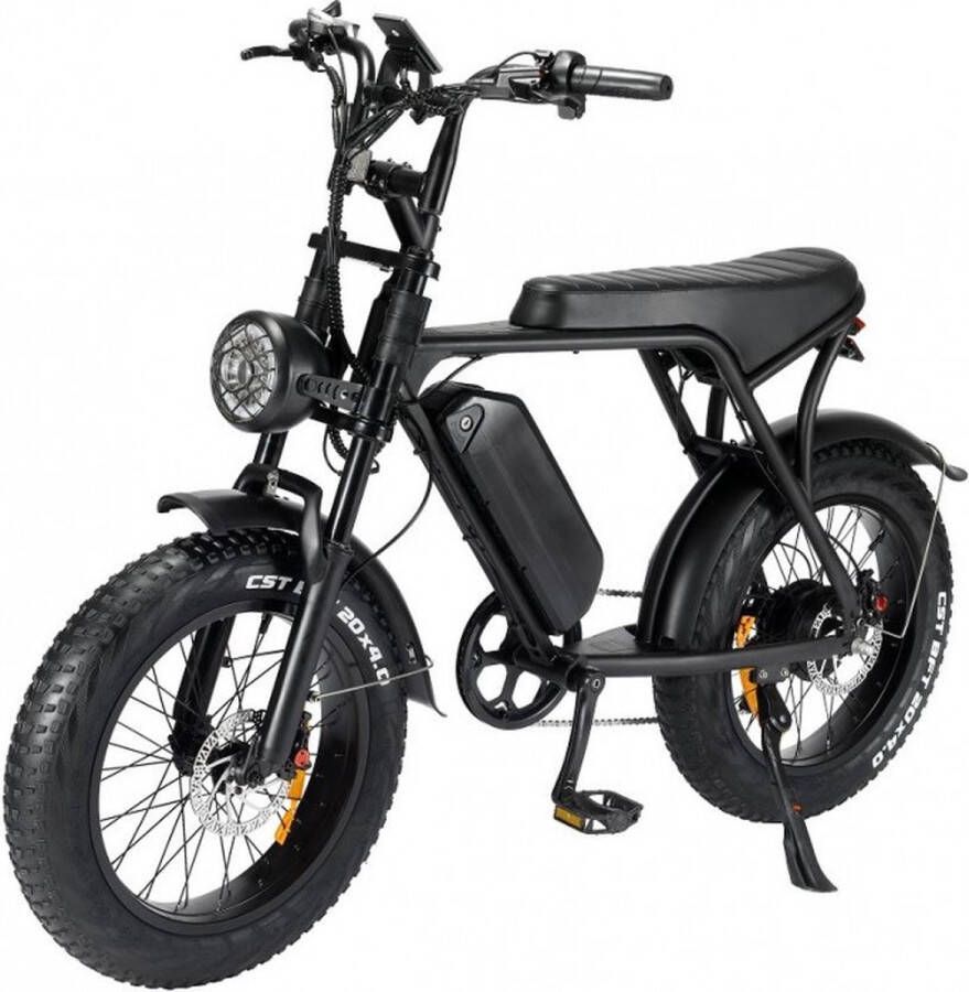 Qivelo Shuttle Ouxi V10 zwart elektrische fatbike - Foto 2