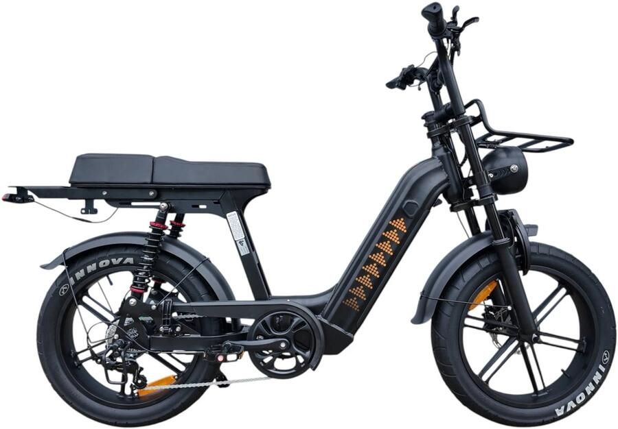 QmWheel D50 Fatbike Zwart