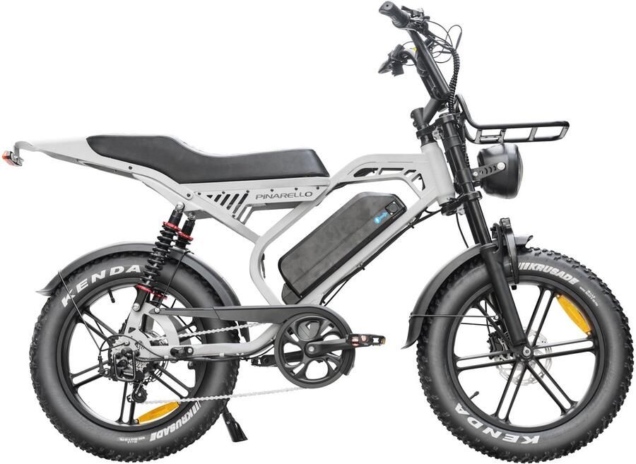 QmWheel S20 Pro – Fatbike – Nardo Grijs – Hydraulische Rem