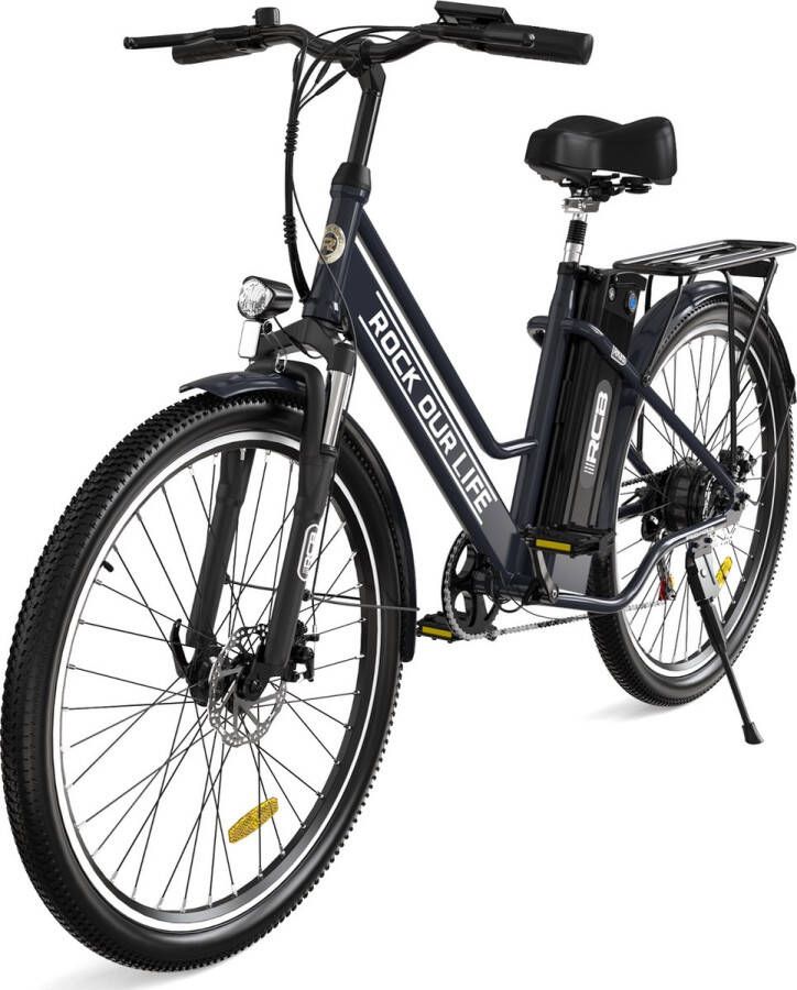 RCB Elektrische fiets E-BIKE 26 inch 250 W motor Tot 35-90 km Zwart