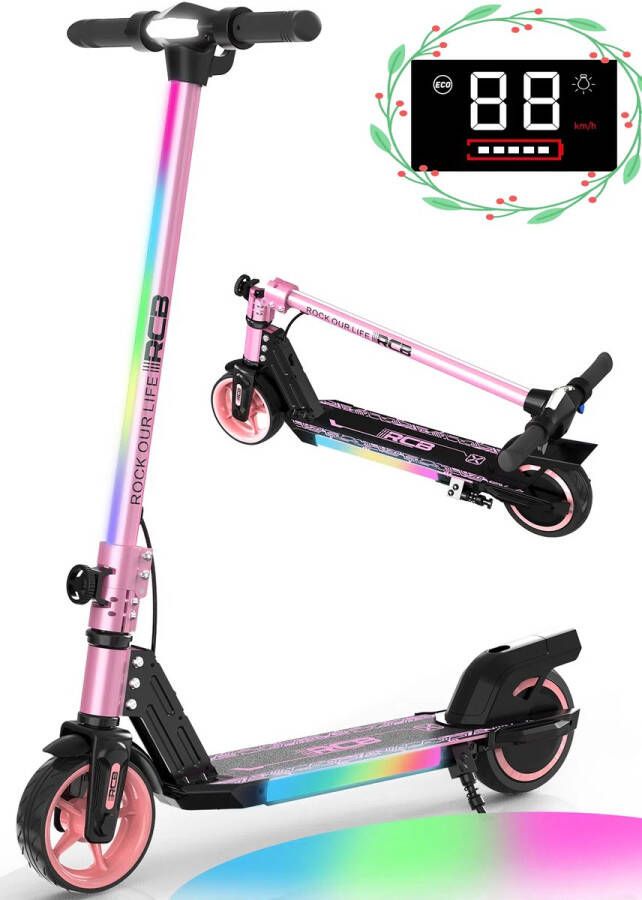 RCB Elektrische Step Kinderen 6.5 inch- Verlichting 130W 5 10 15 km u