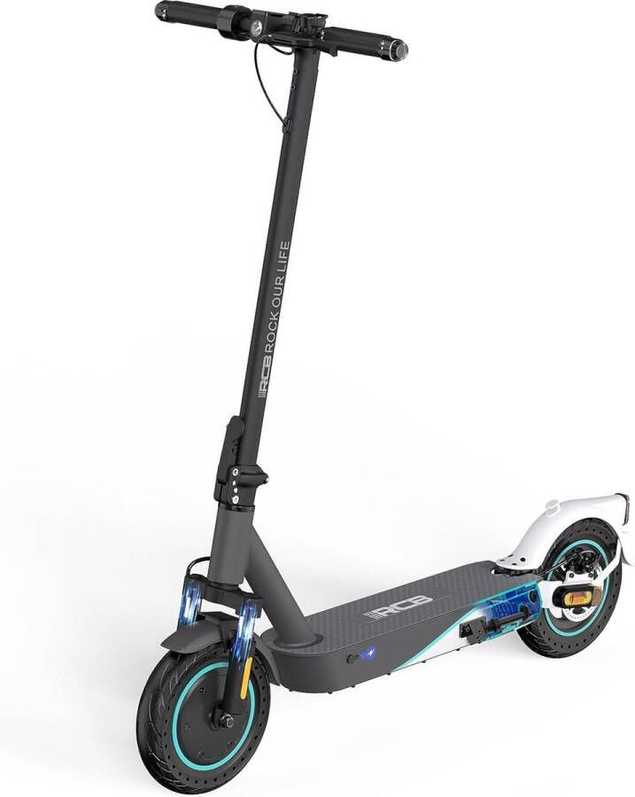 RCB Elektrische step voor Volwassenen Electric scooter |Opvouwbare E-step 11.4Ah 25 km u LCD Met App & Nederlandse Handleiding