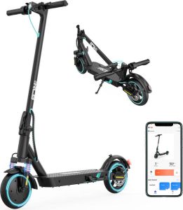 RCB Elektrische step voor Volwassenen Electric scooter |Opvouwbare E-step 4 versnellingen 25 km u LCD Met App & Nederlandse Handleiding