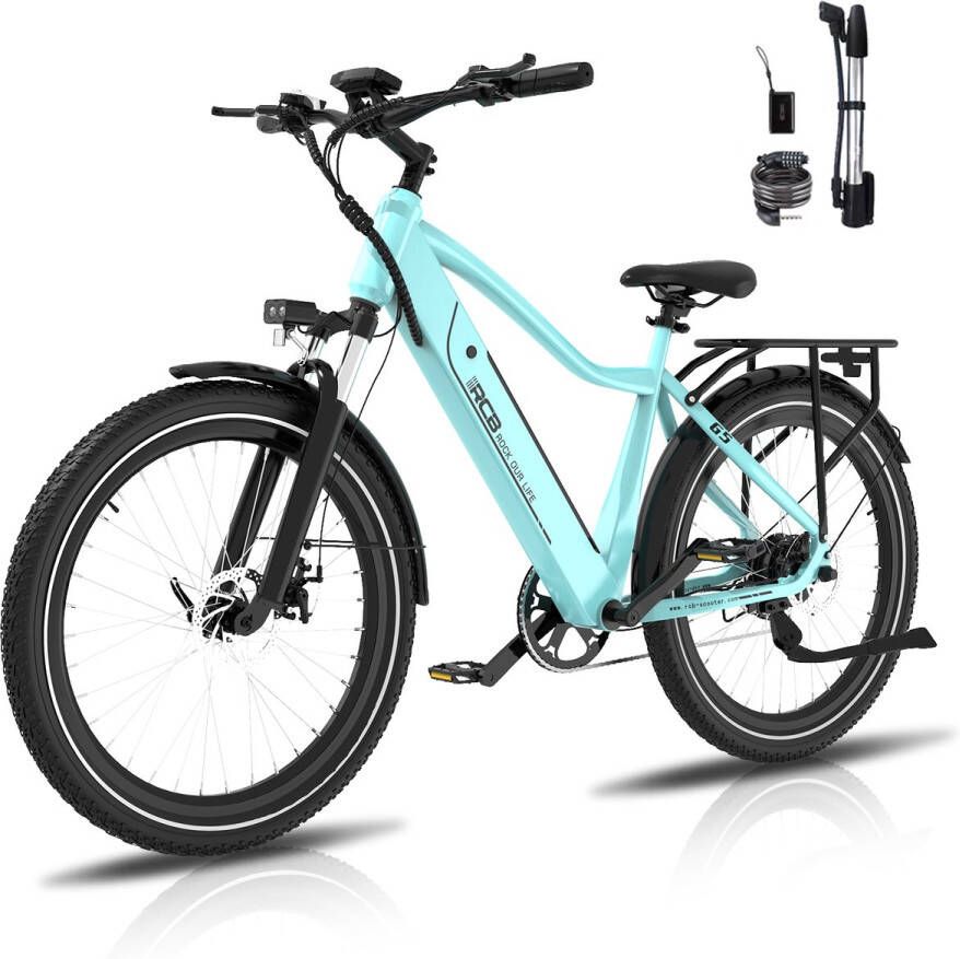 Hitway Elektrische Fiets Opvouwbare E-bike |app-bediening 20 Inch Fatbike 36V&15.6AH 25km h 7 Versnellingen Zilver