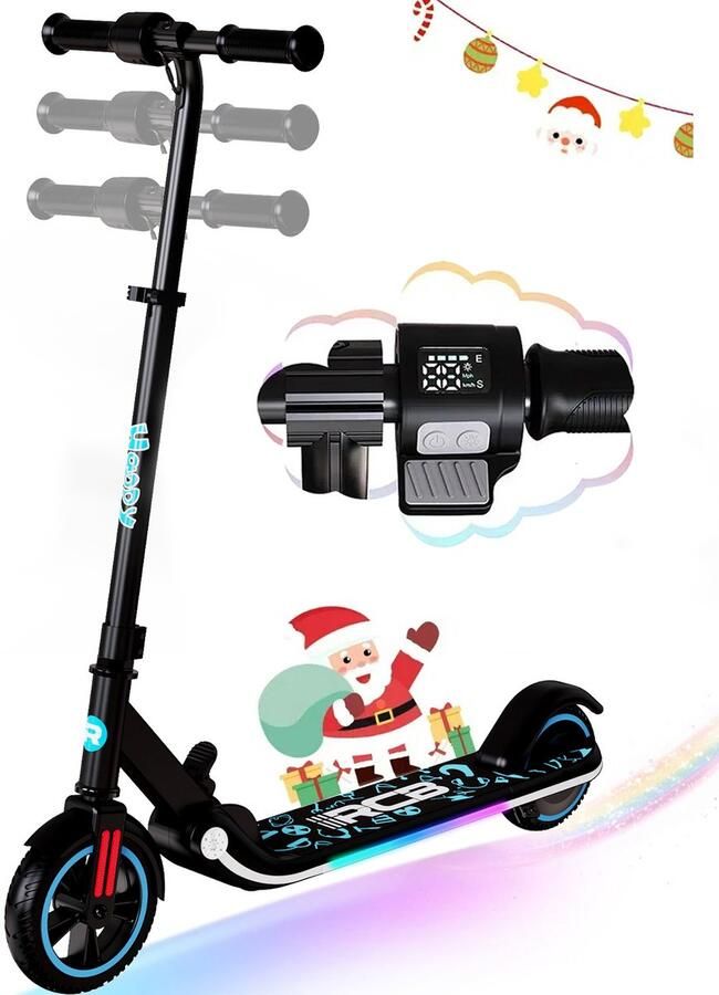 RCB Elektrische step kinderen Verlichting 16 km u max 50 kg- Bluetooth Zwart - Foto 2