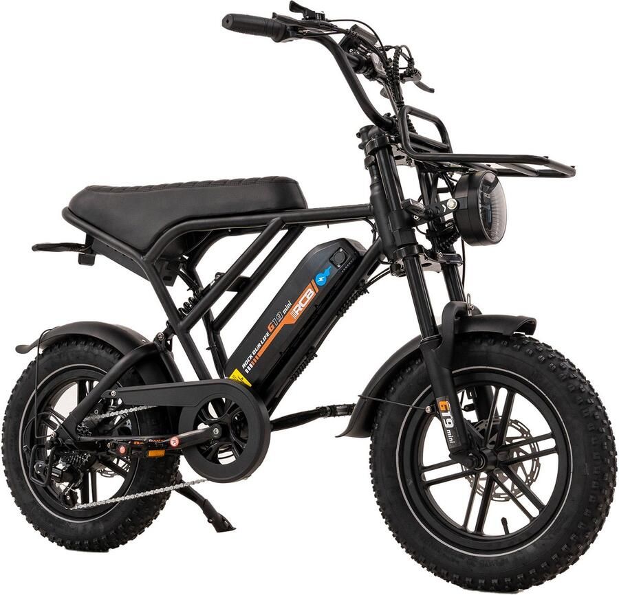 Hitway RCB 26 inch Elektrische fiets 7 versnellingen Elektrische fietsen met verwisselbare 36V&10.4AH accu 25 km u IP54 waterdicht Dubbele schijfrem ，City Commuter EBike zwart - Foto 2