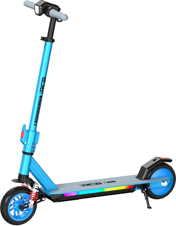 RCB R12Max Elektrische Step Kinderen Kinderstep 220W -Schokdemping- Max 18km u- blauw - Foto 3