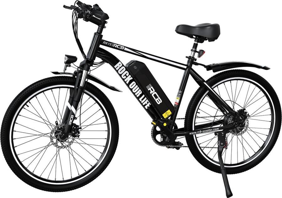 RCB RK15Pro Elektrische Fiets 29 Inch 250W City Commuter EBike 25km h -36V& 15.6AH Shi o 7 versnellingen- Zwart - Foto 2