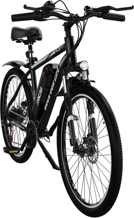 RCB RK15 Elektrische Fiets 26 Inch City Commuter EBike 25km h -374.4WH- IP54-Shi o 7 versnellingen- Zwart