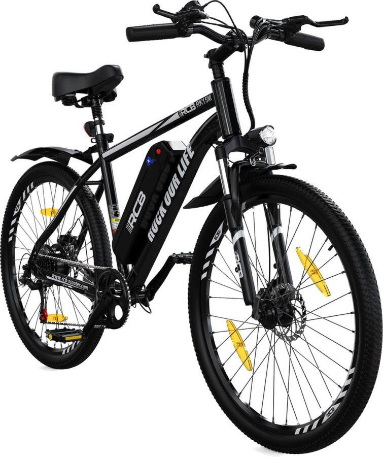 RCB RK15 Elektrische Fiets 26 Inch City Commuter EBike 25km h -374.4WH- IP54-Shi o 7 versnellingen- Zwart - Foto 2