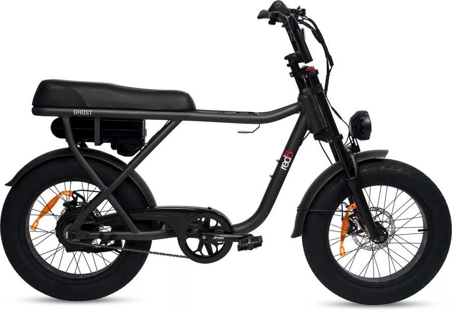 RED6 GHOST Fatbike Elektrische Fiets 250 Watt Motor Fatbikes Duo Zit Kleuren Display Brushless Motor - Foto 1