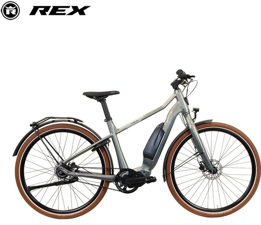 Rex Commuter S elektrische fiets voor en 28 inch stadsfiets 504Wh krachtige accu maximaal 130 km onderhoudsvrije middenmotor NEXUS 7-versnellingsnaaf