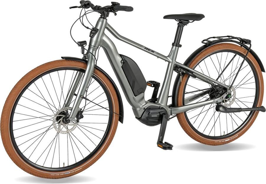 Rex Commuter S elektrische fiets voor en 28 inch stadsfiets 504Wh krachtige accu maximaal 120 km onderhoudsvrije middenmotor NEXUS 7-versnellingsnaaf