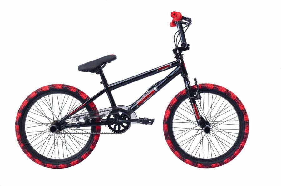 Rock Freestyle 20 Inch 28 cm Junior V Brakes Zwart Rood