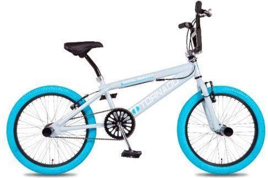 Royal Bugatti BMX FREESTYLE 20TORNADO LICHT BLAUW MET BLAUWE BANDEN 2000017