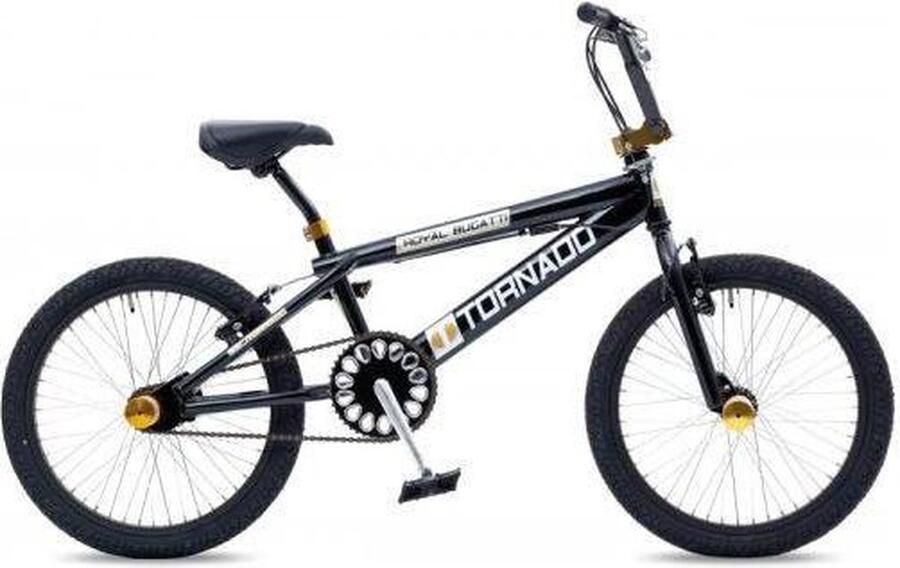 Royal Bugatti BMX FREESTYLE 20TORNADO ZWART GOUD GLANS 2000006