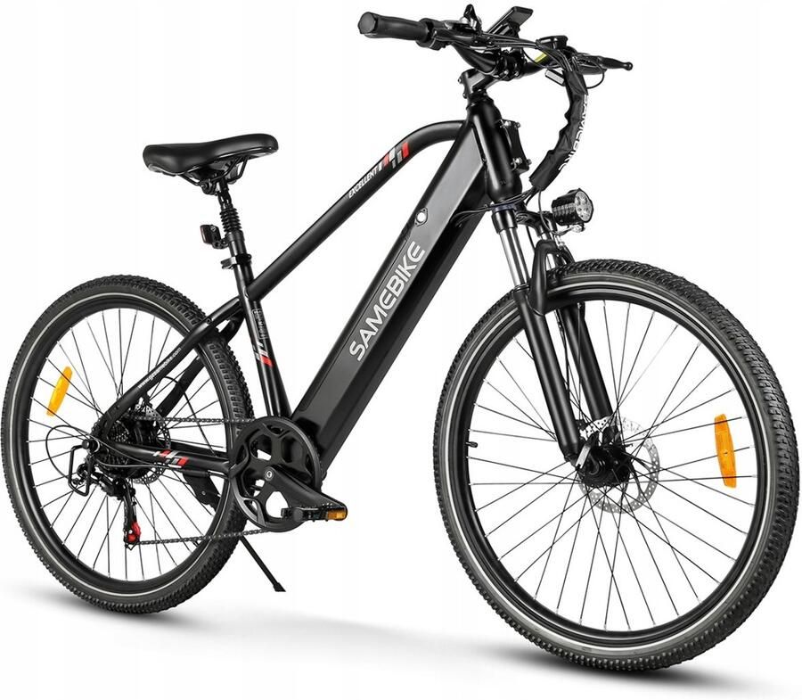 Samebike RS-A01 1.0 Elektrische Fiets – 250W Motor 36V 15Ah Accu 90km Bereik 27.5 Banden 7-Speed Shi o – Zwart