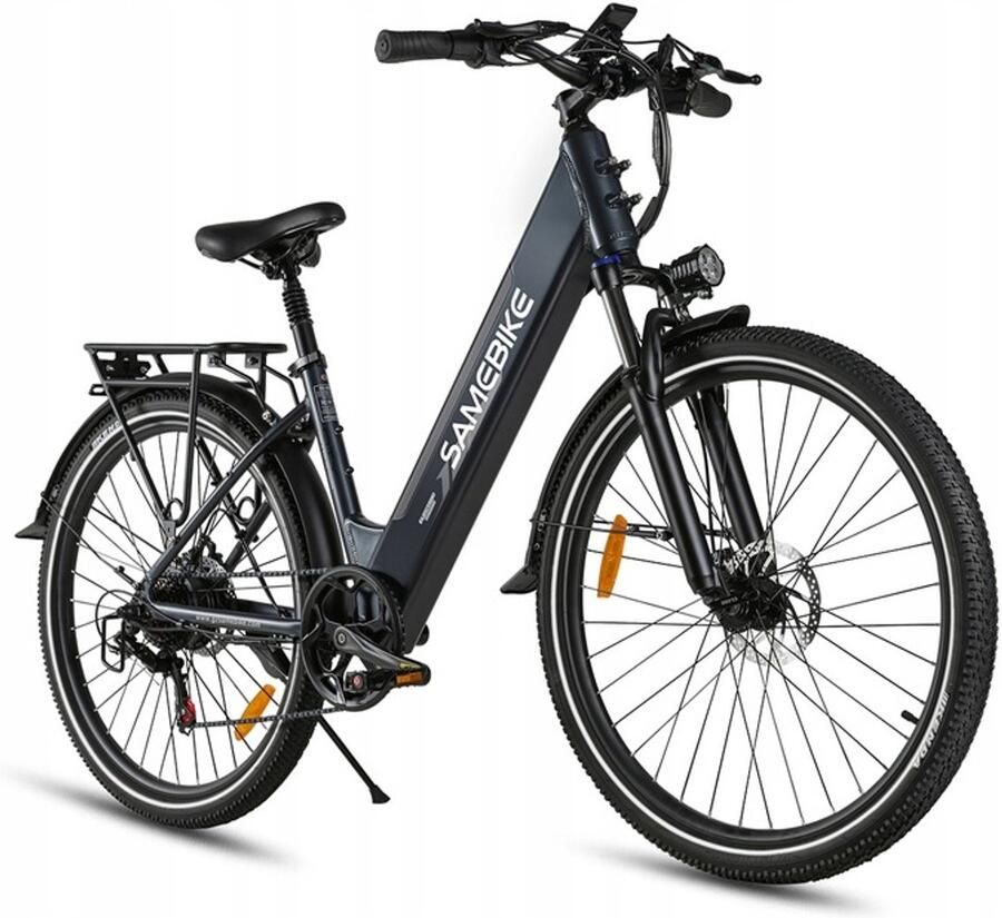 Samebike RSA01Pro-T 26'' Elektrische Fiets – 36V 15Ah 90km Bereik 250W Motor 7-Speed Shi o Dubbel Geveerd – Zwart