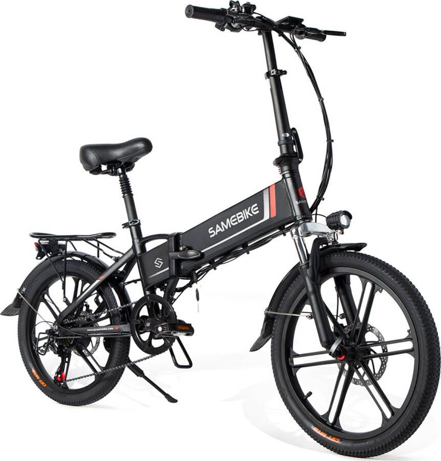 Samebike Stay-on XD-30 Elektrische Vouwfiets 20 Inch 7 Versnellingen 10 Ah Zwart