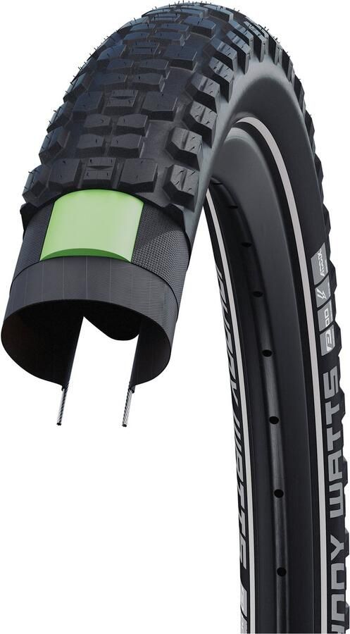 Schwalbe Pneu Johnny Watts 27.5 MTB Tube Off-road Zwart 17 38 psi