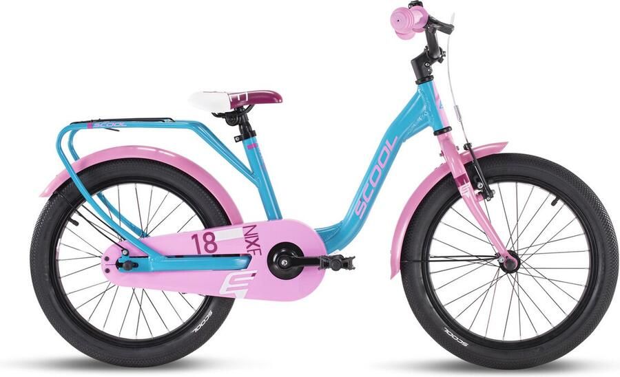 S'cool S COOL niXe 18 inch Kinderfiets Ocean Pink