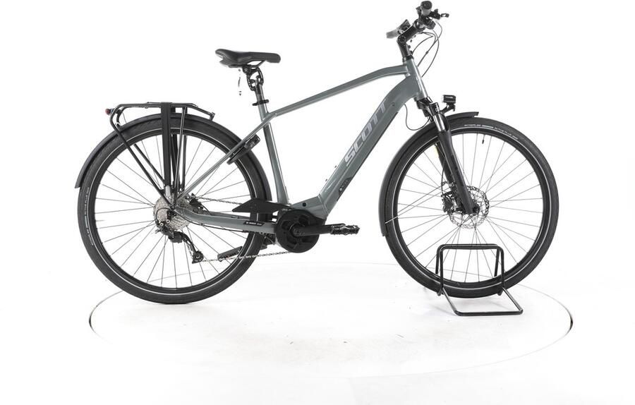 Scott Sub Active eRIDE 10 Elektrische trekkingfiets Bosch Accu 500Wh 28 grijs