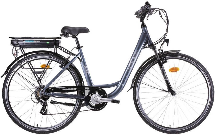 Scrapper elektrische damesfiets 13Ah 7sp 28 inch blauwgrijs