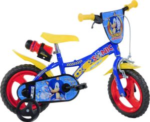Dino Sonic S 12 Inch 21 cm Jongens Doortrapper Blauw Geel