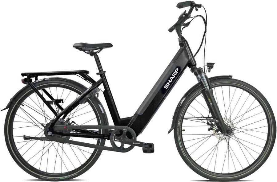 Sharp Automatic elektrische stadsfiets 12.8Ah 28 inch