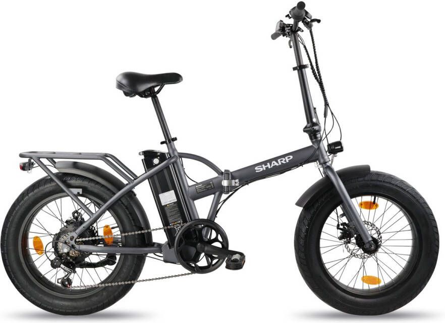 Sharp Fat Folding elektrische vouwfiets 10.4Ah 20 inch
