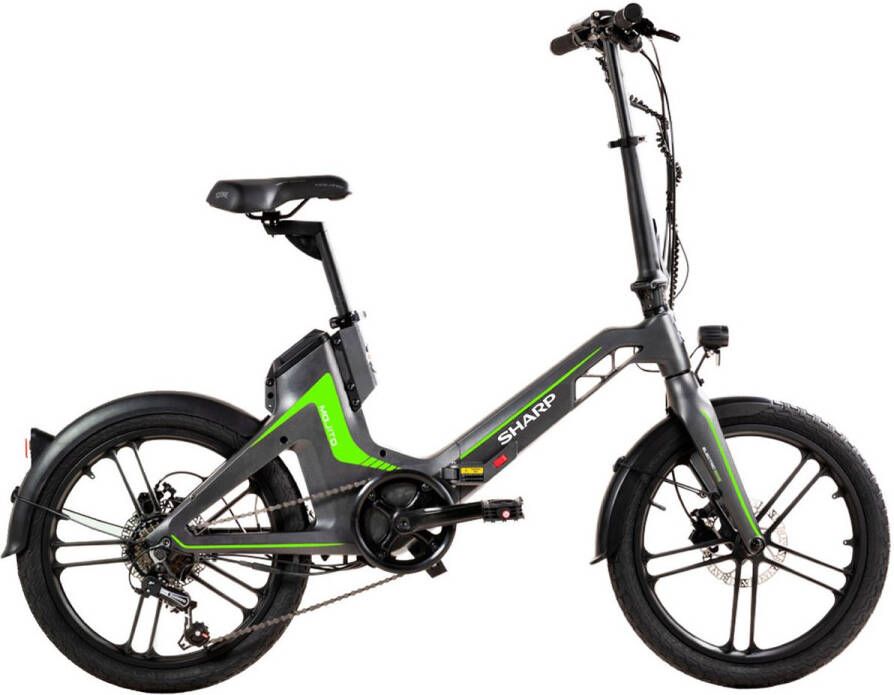 Sharp Mojito elektrische vouwfiets magnesium 10.4 Ah 20 inch