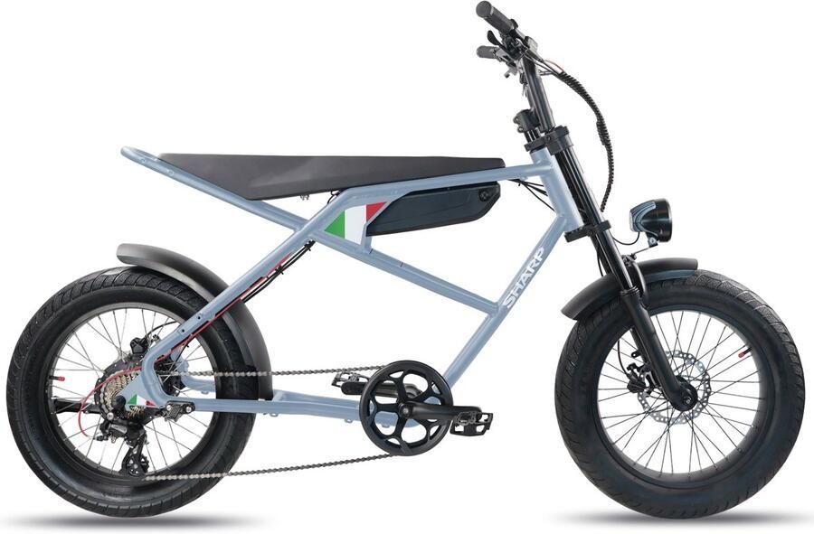 Sharp Moto elektrische fiets 14Ah 7 speed fat 20 inch
