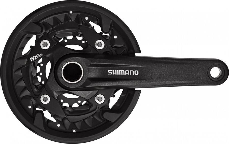 Shi o Crankstel 3x10 speed MTB FC-MT500 175 40-30-22 zwart