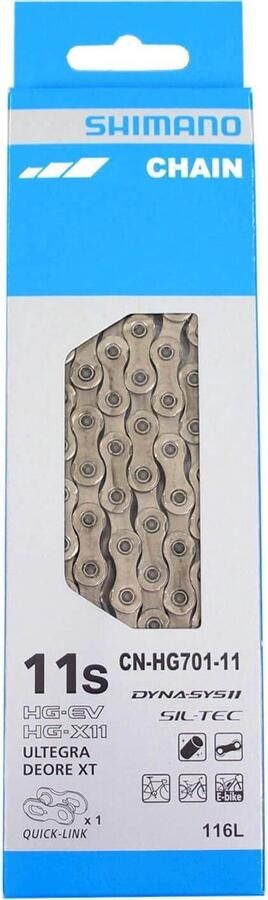 Shi o Ultegra HG701 ketting 11 speed 116 schakels race MTB en e-bike