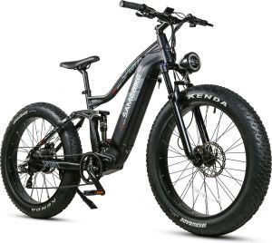 Shoppen Voor Iedereen RS-A08 Fatbike E-bike 26 banden Fat tire – 7 versnelling Zwart