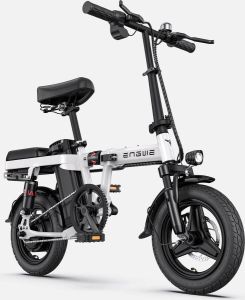 Shoppen Voor Iedereen T14 Fatbike E-bike 250 Watt 25 km u Fat tire 14 banden Wit