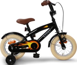 Sjoef Cruise Jongensfiets 12 inch Zwart
