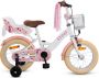 SJOEF Dolly Meisjesfiets 14 inch Roze Unicorn Design Kinderfiets met zijwieltjes 3 4 & 5 jaar 98-108 Kledingmaat Witte Fiets 14 inch - Thumbnail 2
