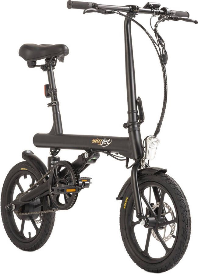 Skyjet Fiets (elektrisch) E-vouwfiets 16'' E-Bike 1S zwart 39 cm