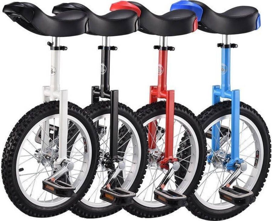 Slowmoose Eenwieler fietsen scooter circus fiets jeugd volwassen balans oefening enkel wiel fiets aluminium wiel [geel 16 inch]