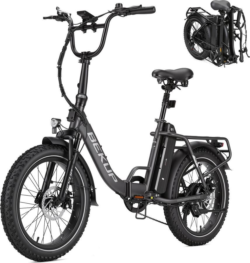 SmartAI 20-inch Elektrische Vouwfiets -48V 15Ah- Actieradius 75km 25 km uShi o 7 versnellingen 60NM 20 Inch opvouwbare City Commuter E-Bike -Elektrische Stadsfiets–Grijs - Foto 1